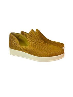 Antelope Comfy Slip On Sneaker Shoes J41 Sailor Mustard Yellow Sz 37 (EU)